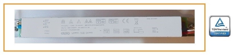 PLAFONIERA STAGNA A MODULI LED INTEGRATI 65W PC+METALLO