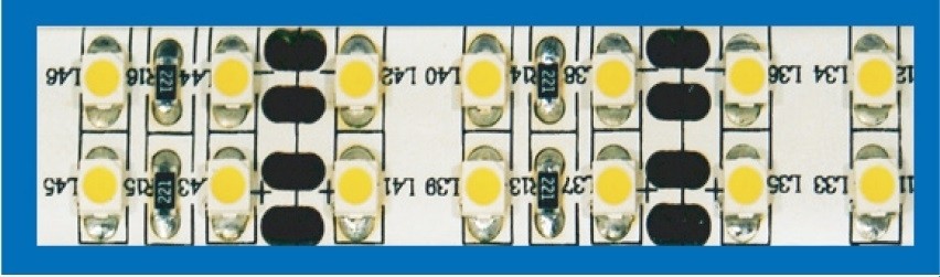 STRISCIA A LED 5MT12V 1200LED SMD3528 240LED/MT 6000K