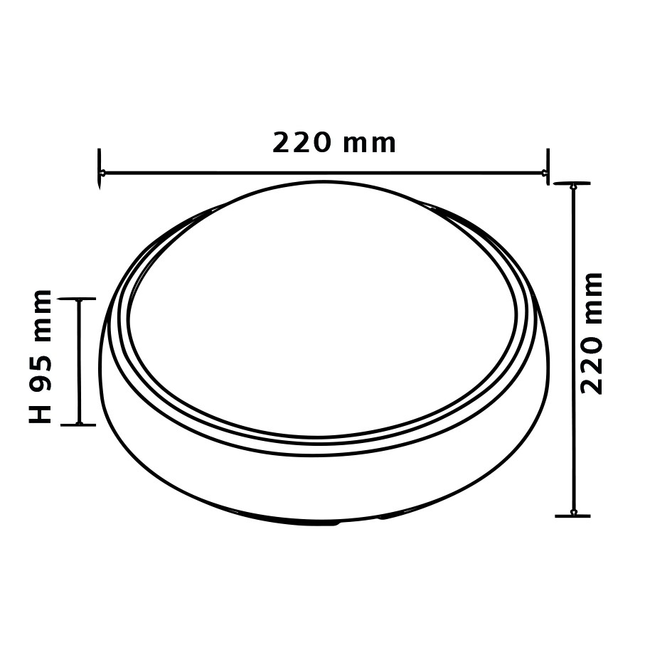 PLAFONIERA TONDA LED 13W CCT 3/4/6K CON GHIERA ACQUISTABILE SEPARATAMENTE