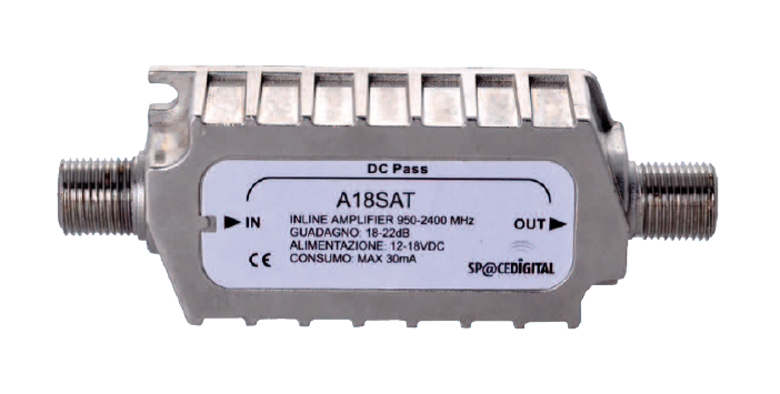 AMPLIFICATORE DI LINEA SAT (950-2400MHz)