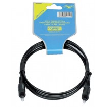 CAVO FIBRA OTTICA SPINA TOSLINK/SPINA TOSLINK NERO 1.5mt