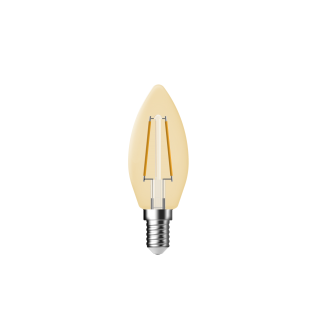 LAMPADINA A LED DECO "CLASSIC" C35 DIMMERABILE 4,8W E14 2500K GOLD