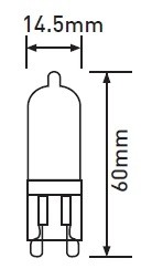 LAMPADINA A LED COB G9 TUTTOVETRO CHIARA 4W 4000K