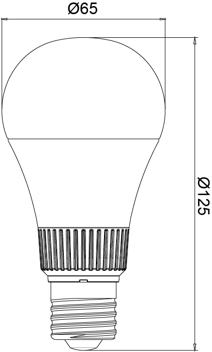 LAMPADINA A LED SMD A60 OPALE 11W E27 5CCT SELEZIONABILE 2.7/3/4/5/6.5K