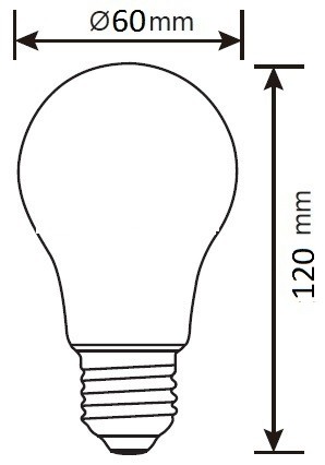 LAMPADINA A LED SMD A60 12W E27 4000K 12VDC