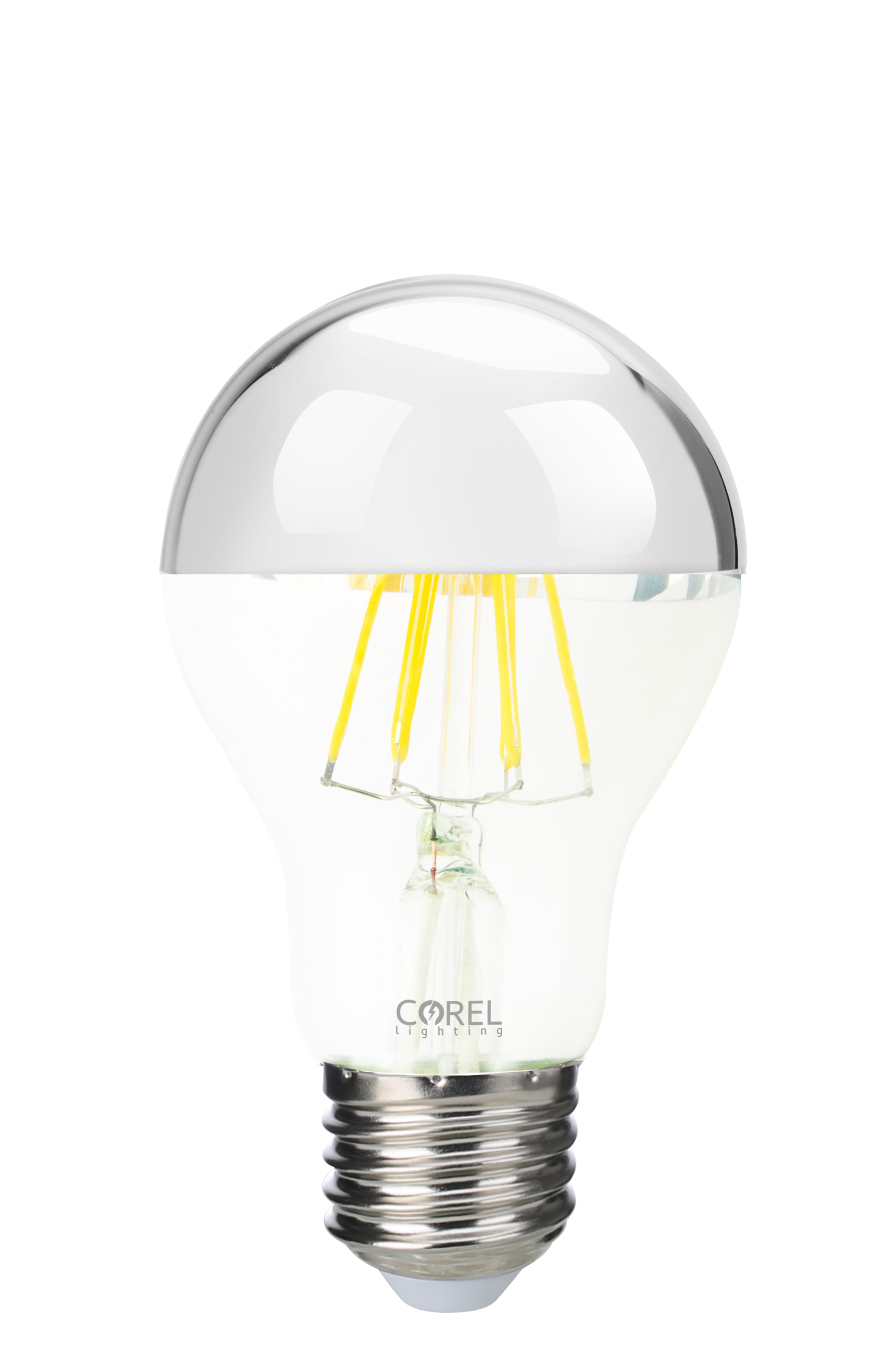 LAMPADINA A LED A FILAMENTO HALF SILVER G45 5W E14 3000K