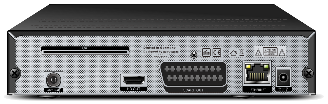 DECODER DIGITALE TERRESTRE DVB-T2 10bit (BONUS TV) + LETTORE DI CARTA (LEGGE MEDIASET PREMIUM E SKY DIGITALE TERRESTRE)