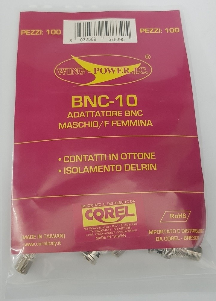 ADATTATORE BNC SPINA/F PRESA