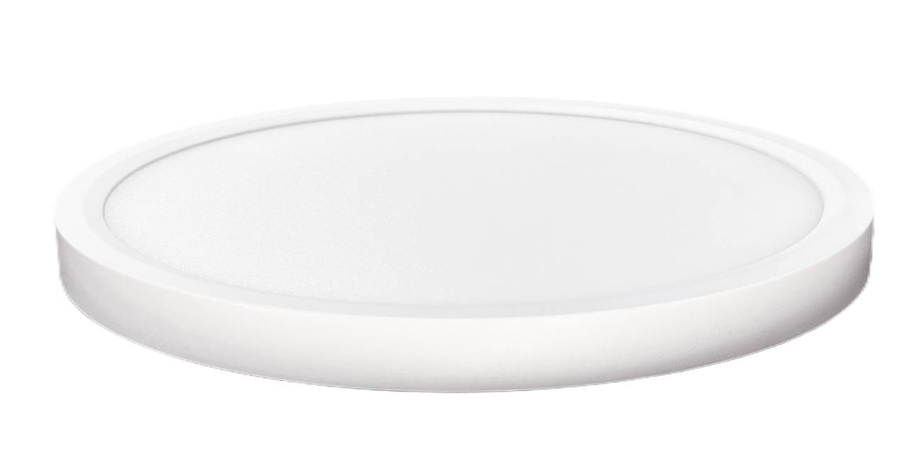 PLAF A LED ROTONDA PARETE/SOFFITTO IP20 18W CON CCT SELEZ 3/4/6K