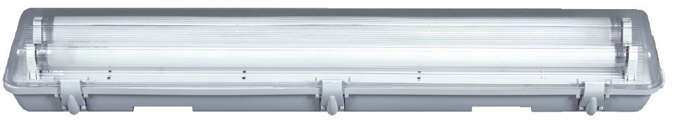 PLAFONIERA VUOTA PER TUBI A LED 60CM IP65 (2X18W)