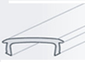 COVER CLICK BIANCA 2mt PER PROFILO OVAL - DEEP - ARC