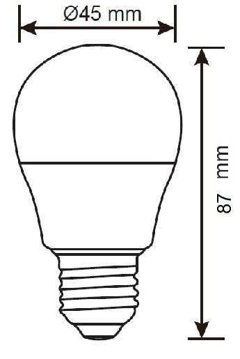 G45 SMD 5.8W E14 4000K