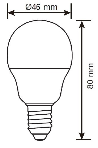 G45 SMD 8W E14 4000K