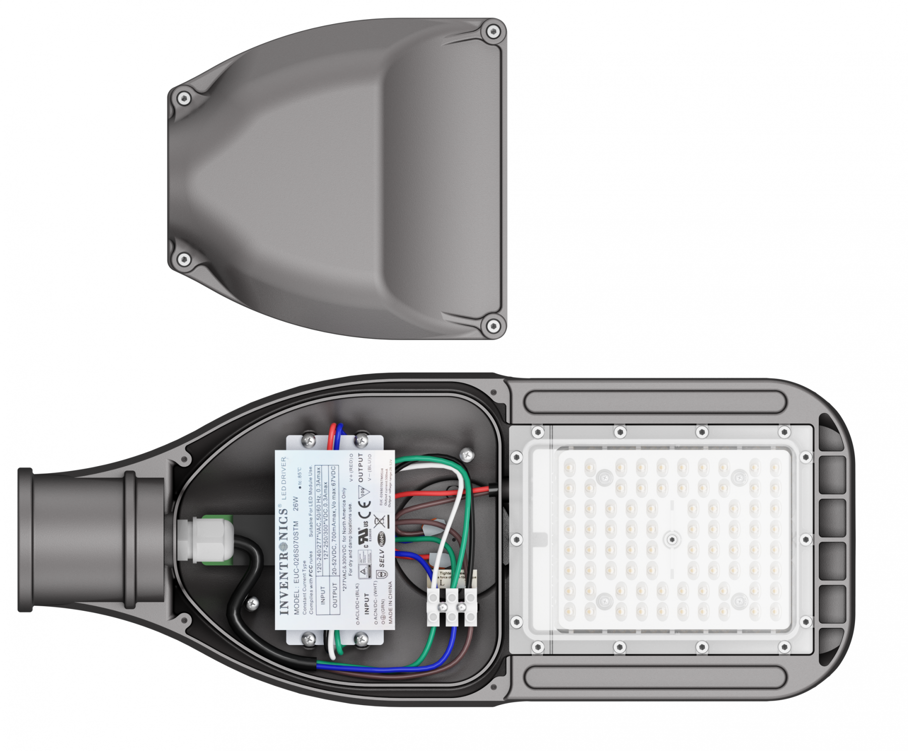 FARO STRADALE PROFESSIONALE 57W 5000K