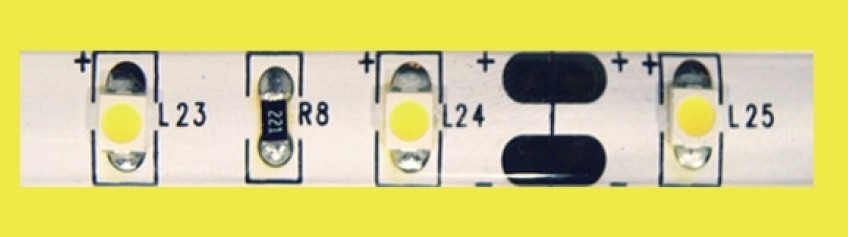 STRISCIA A LED 5MT 12V 300LED SMD3528 60LED/MT 3000K