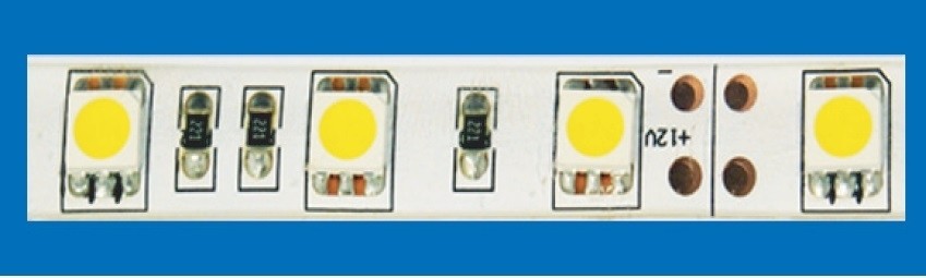 STRISCIA A LED 5MT 12V 300LED SMD5050 60LED/MT 6000K
