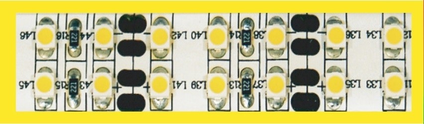 STRISCIA A LED 5MT 12V 1200LED SMD3528 240LED/MT 3000K