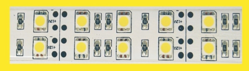 STRISCIA A LED 5MT 12V 600LED SMD5050 120LED/MT 3000K