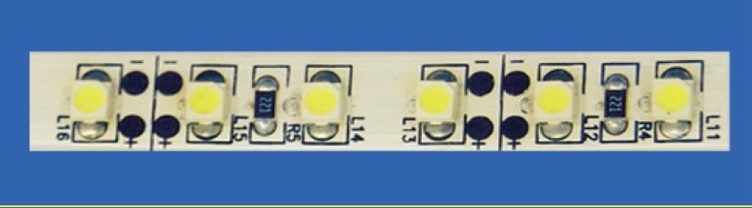 STRISCIA A LED 5MT 12V 600LED SMD3528 120LED/MT 6000K