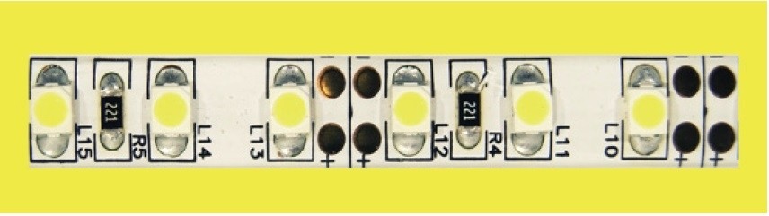 STRISCIA A LED 5MT 12V 600LED SMD3528 120LED/MT 3000K