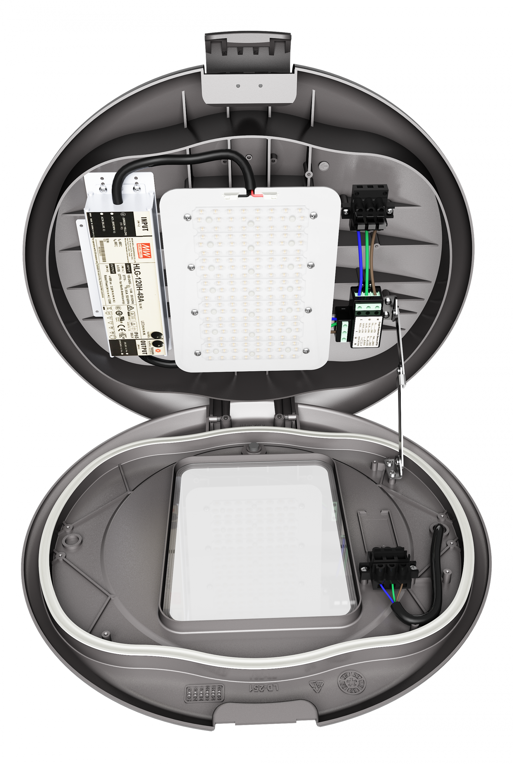 FARI URBANI A LED MONTAGGIO A PALO ORIZZONTALE 37W 4000K