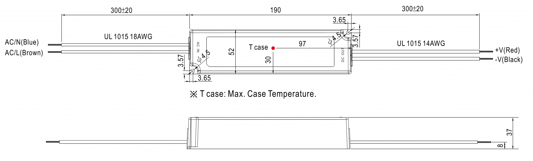 LED DRIVER 100W 12V