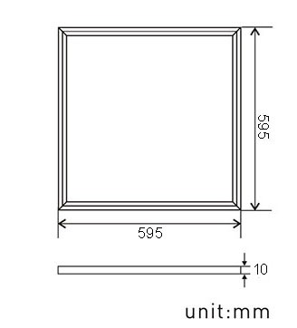 PANNELLO A LED 40W 4000K CRI90 595X595-DIFFUS PRISMATICO-UGR<19