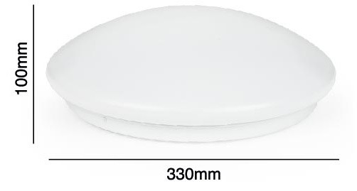 PLAFONIERA ROTONDA A LED DA PARETE/SOFFITTO 18W CON SENS PRESENZA CCT SELEZIONABILE