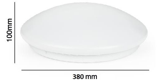 PLAFONIERA ROTONDA A LED DA PARETE/SOFFITTO 24W CCT SELEZIONABILE