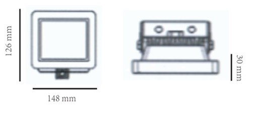 FARETTO A LED ULTRASLIM 20W 4000K