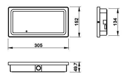 LAMPADA DI EMERGENZA A LED SA/SE 9.3W IP40