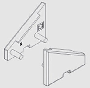 TAPPI CHIUSURA BIANCHI PER PROFILO CORNER