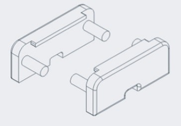 TAPPI CHIUSURA BIANCHI PER PROFILO SURFACE