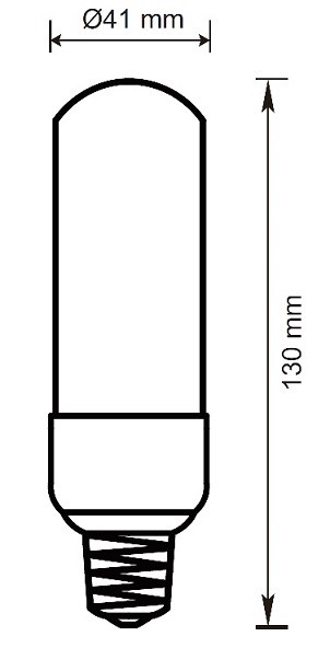 T50 SMD 8W E14 4000K
