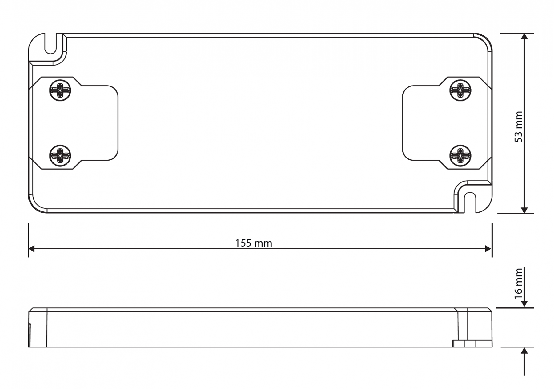 LED DRIVER SLIM 24V 30W CVmode ACTEC SERIE UT