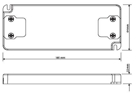 LED DRIVER SLIM 24V 50W