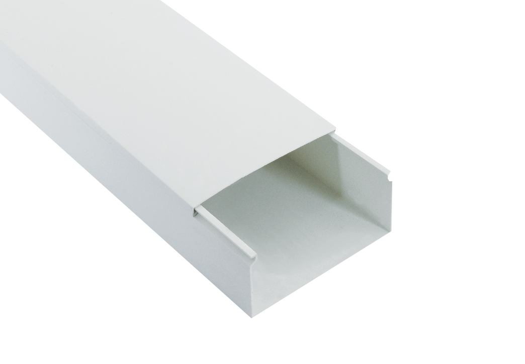 CANALINA IN PLASTICA BIANCA 2m 100x60mm