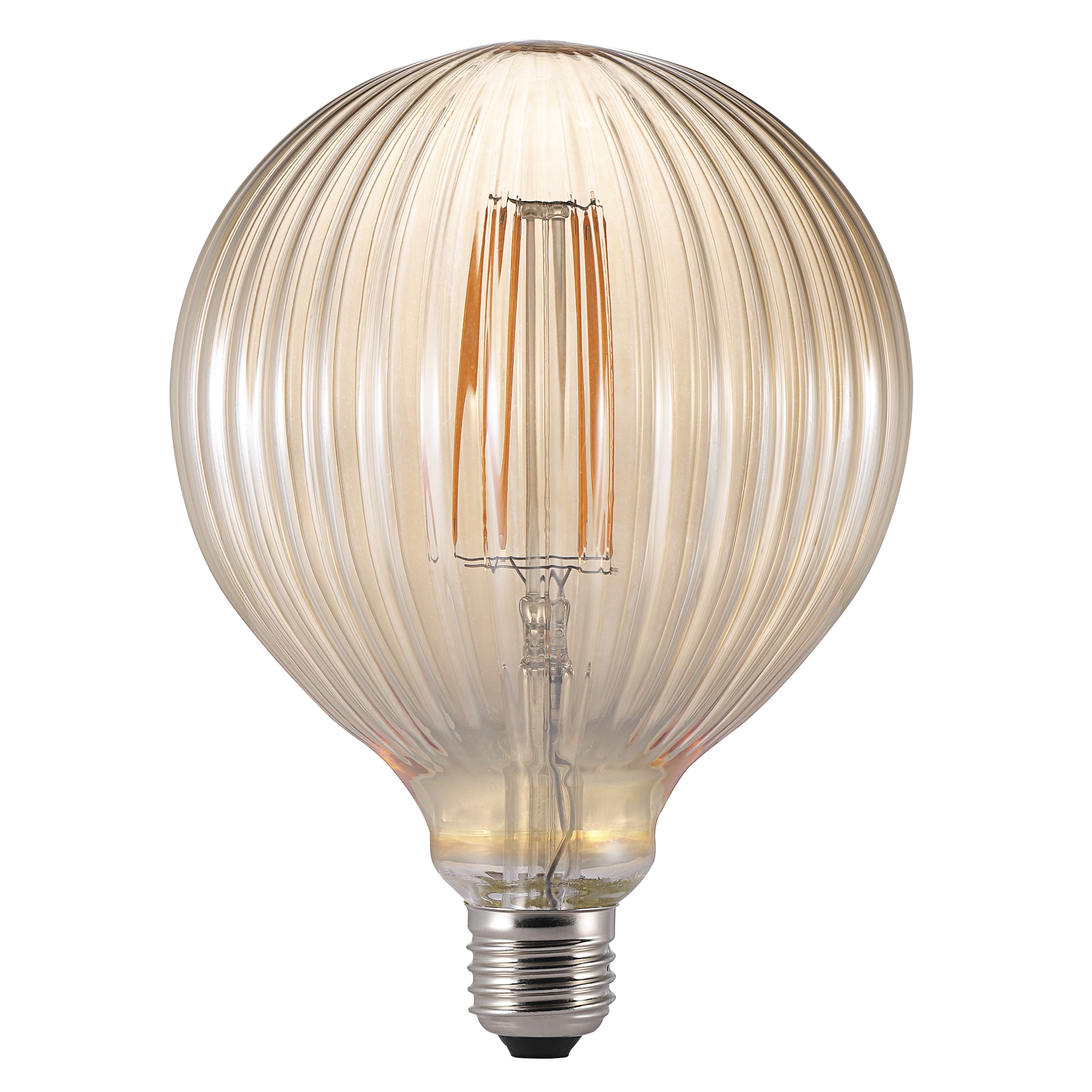 LAMPADINA A LED DECO "AVRA" G125 DIMMERABILE 2W E27 2200K AMBRA