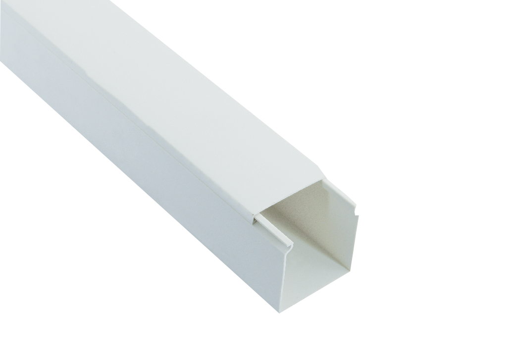 CANALINA IN PLASTICA BIANCA 2m 40x40mm
