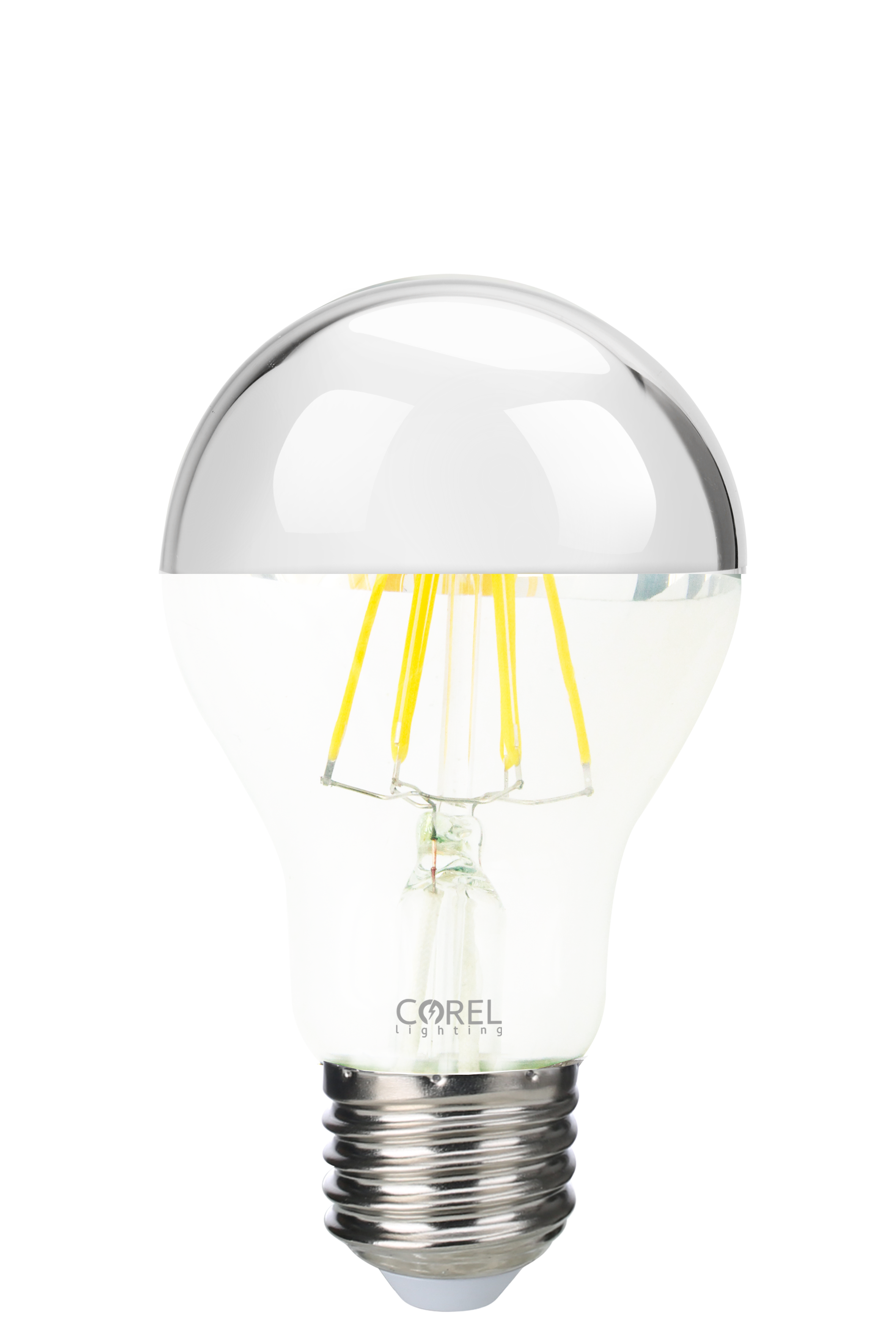 LAMPADINA A LED A FILAMENTO HALF SILVER A60 9W E27 3000K