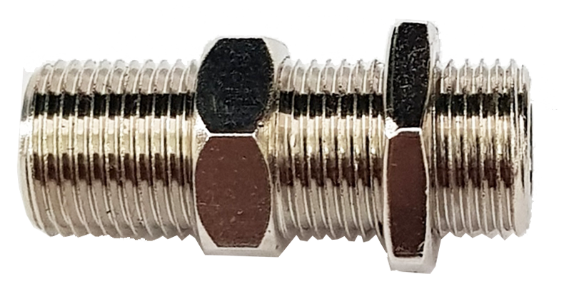 CONN F PRESA/PRESA OTTONE NICHELAT CON DADO DI FISSAGGIO 3GHz Hi PERFORMANCE