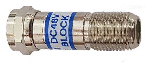 ADATT F MALE A F FEMALE  OTTONE NICHEL 3GHZ-BLOCCO CORRENTEAC60V/DC48V