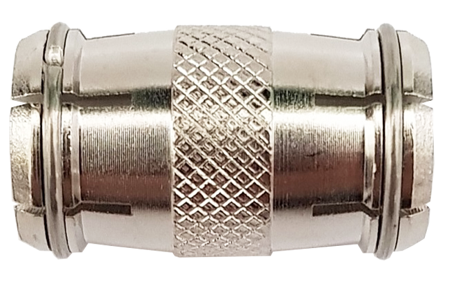 ADATTATORE F RAPIDO SPINA/SPINA IN OTTONE NICHELATO
