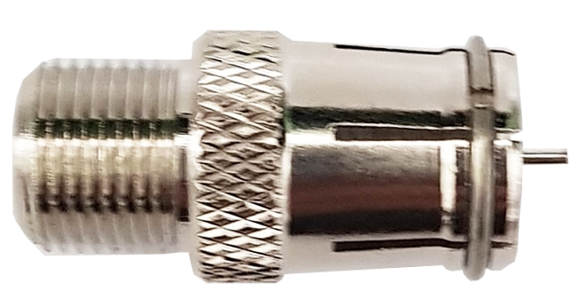 RIDUZIONE SPINA F RAPIDO/PRESA F IN OTTONE NICHELATO
