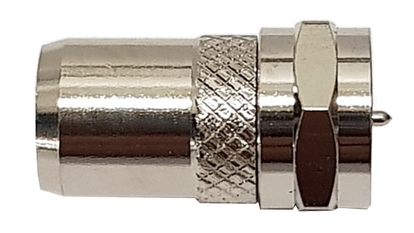 ADATTATORE F SPINA/IEC SPINA IN OTTONE NICHELATO