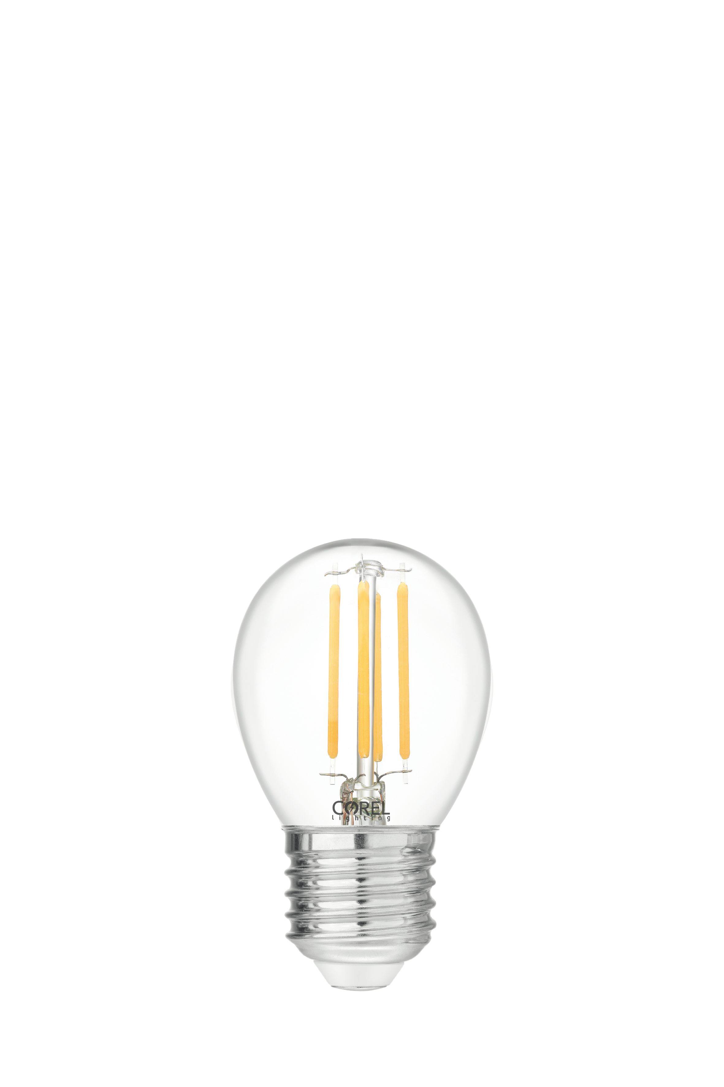 LAMPADINA A LED A FILAMENTO G45 CHIARA 6W E27 3000K