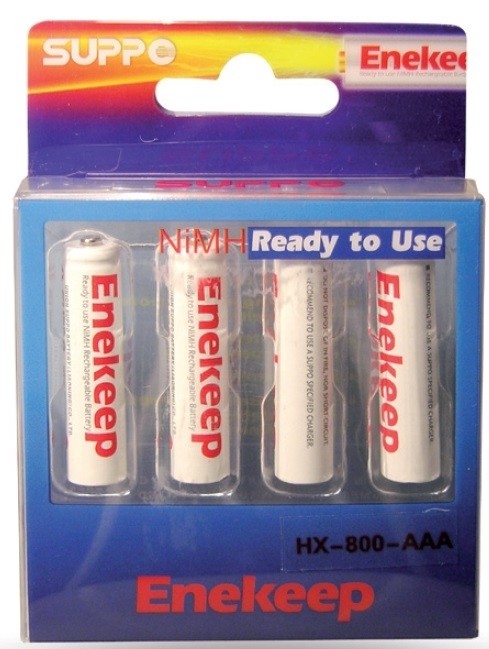 Batteria Mini Stilo Ni-MH Ricaricabile AA 800mAh
