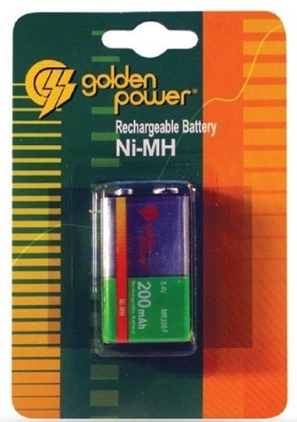 Batteria 9V Ni-MH Ricaricabile 200mAh
