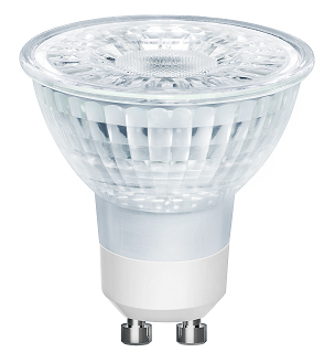 PAR16 SMD 4.8W  GU10 4000K VETRO 36°