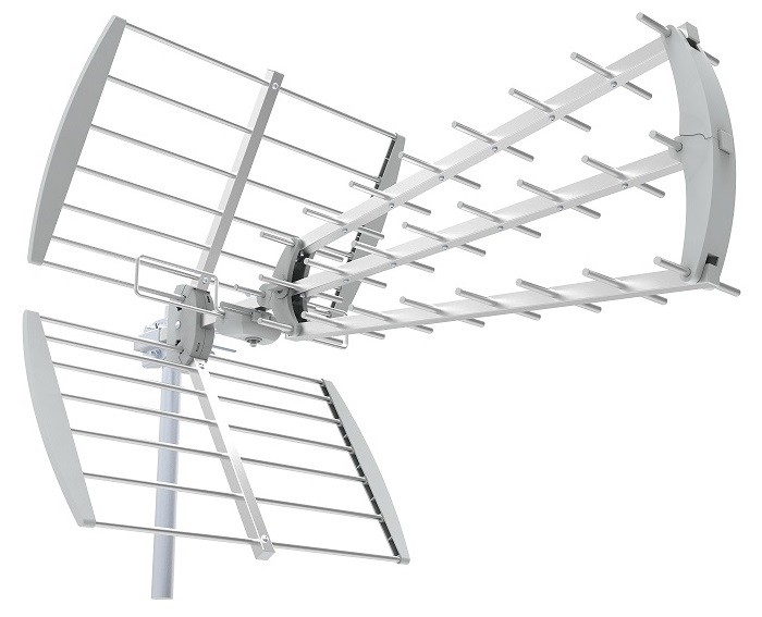 ANTENNA ESTERNA 3LINE UHF BANDA IV/V 56 ELEMENTI PREMONTATA